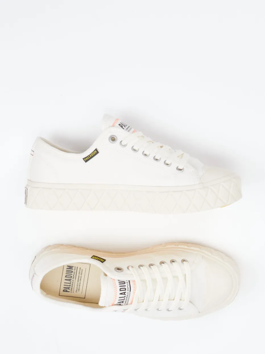 Damen Palladium – Sneaker aus Canvas in Natur