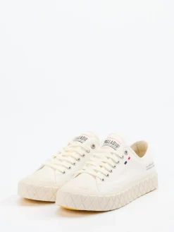 Damen Palladium – Sneaker aus Canvas in Creme