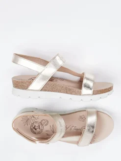 – Komfortsandale aus Metallicleder rosé*Panama Jack Outlet