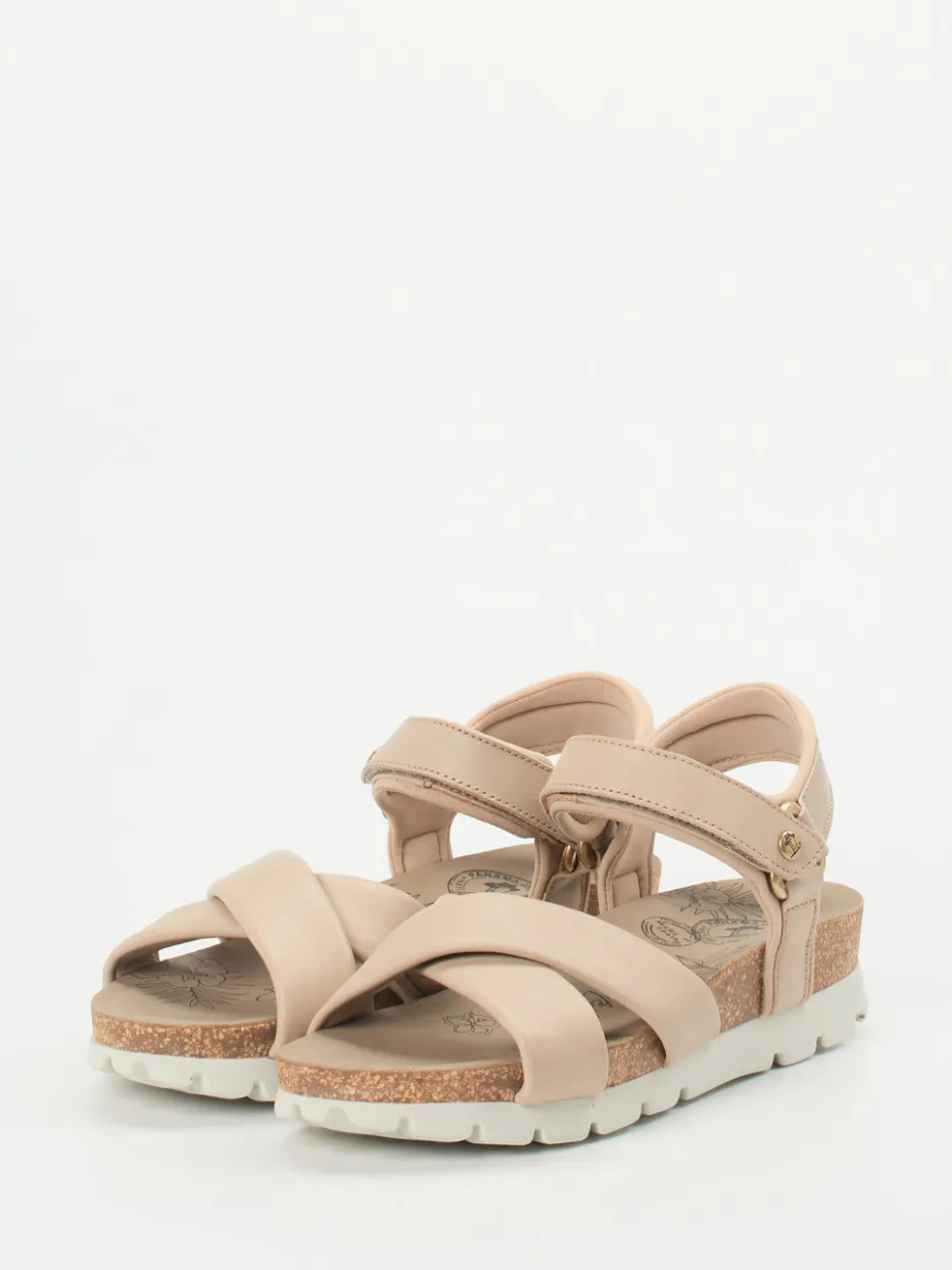 – Komfortsandale aus Lammleder in*Panama Jack Clearance