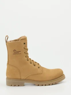 Damen Panama Jack – Schnürboots aus Nubukleder hell