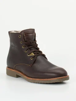 Herren Panama Jack – Schnürboots aus Fettleder dunkel