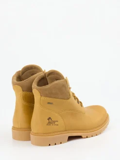– Schnürboots aus Nubukleder honigfarben*Panama Jack New
