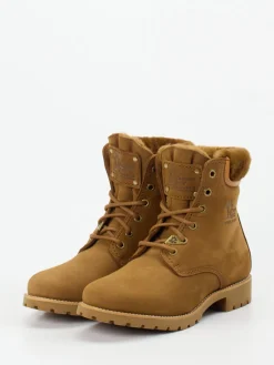 – Schnürboots aus Nubukleder cognac*Panama Jack Best