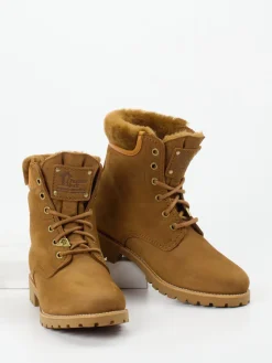 – Schnürboots aus Nubukleder cognac*Panama Jack Best