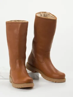 Damen Panama Jack – Winterstiefel aus Kalbleder cognac