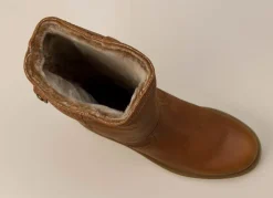 Damen Panama Jack – Winterstiefel aus Kalbleder cognac