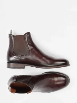 Herren Pantanetti – Chelsea Boots aus Büffelleder Dunkel