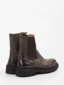 – Chelsea Boots aus Leder in Schlammgrau*Pantanetti Sale