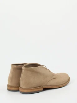Damen Pantanetti – Desert Boots aus Veloursleder beige