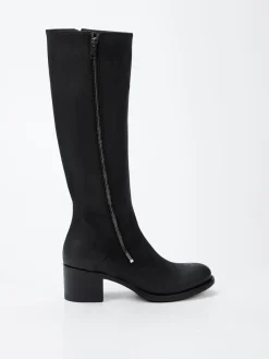 Damen Pantanetti – Kniestiefel aus Veloursleder