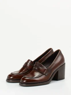 – Loafer aus Lammleder Dunkel*Pantanetti New