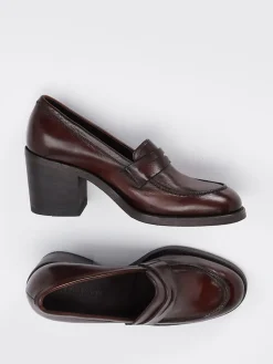 – Loafer aus Lammleder Dunkel*Pantanetti New