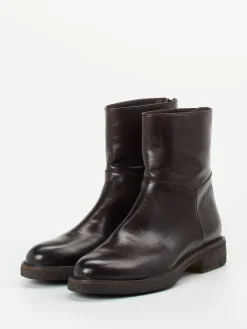 Damen Pantanetti – Reißverschluss-Stiefelette aus Cordovanleder