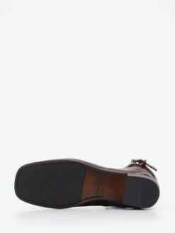 – Stiefelette aus Veloursleder Dunkel*Pantanetti Online