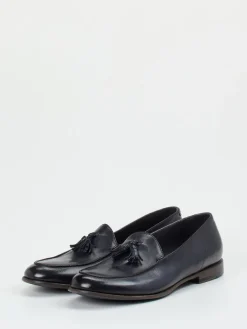Damen Pantanetti – Tassel Loafer aus Büffelleder Dunkel