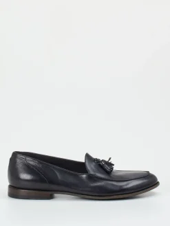 Damen Pantanetti – Tassel Loafer aus Büffelleder Dunkel