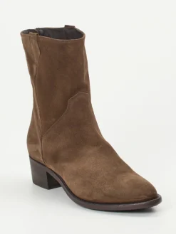 Damen Pantanetti – Western-Stiefeletten aus Veloursleder