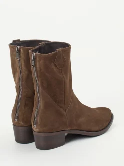 Damen Pantanetti – Western-Stiefeletten aus Veloursleder