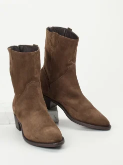 Damen Pantanetti – Western-Stiefeletten aus Veloursleder