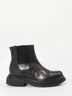 Damen Papucei – Chelsea Boots aus Leder mit Metallic-Patches