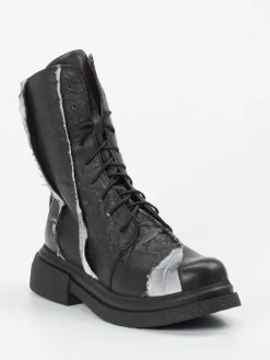 – Combat-Stiefelette aus Kalbleder*Papucei Discount