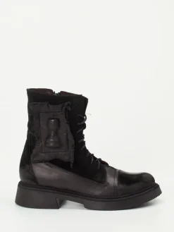 Damen Papucei – Schnürboots aus Kalbleder in