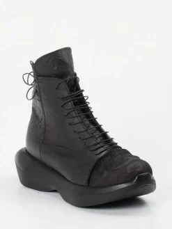 Damen Papucei – Schnürstiefelette aus Lammleder in