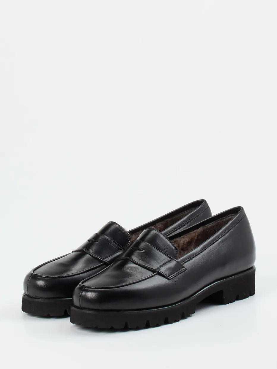 Damen Pas de Rouge – Loafer aus Kalbleder in