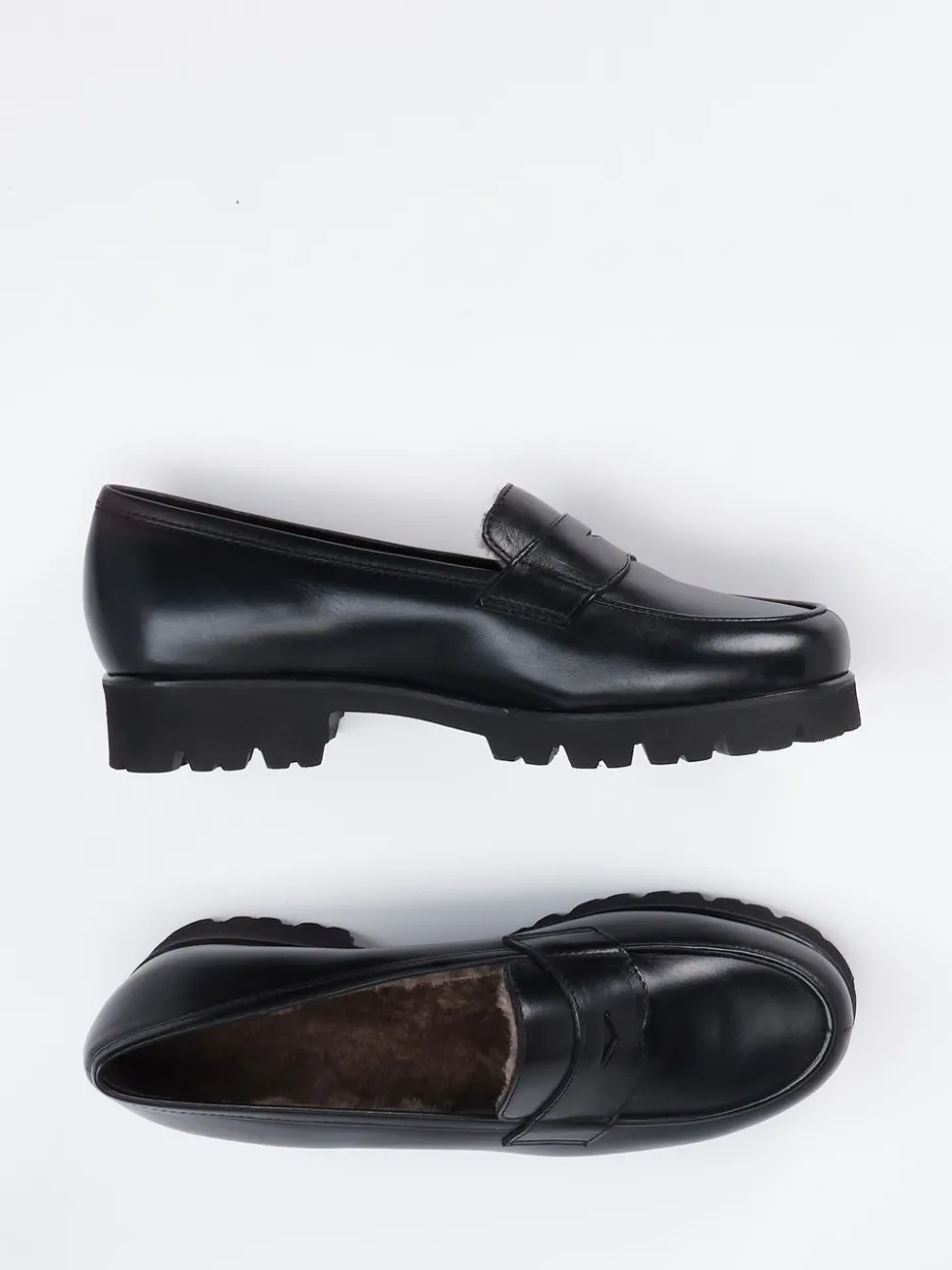 Damen Pas de Rouge – Loafer aus Kalbleder in