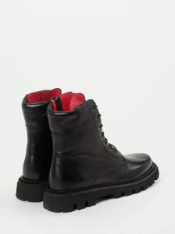 Damen Pas de Rouge – Schnürboots aus Lammleder