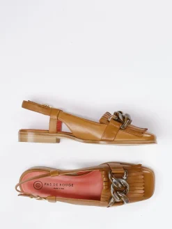 – Slingback-Loafer aus Lammleder cognac*Pas de Rouge Sale