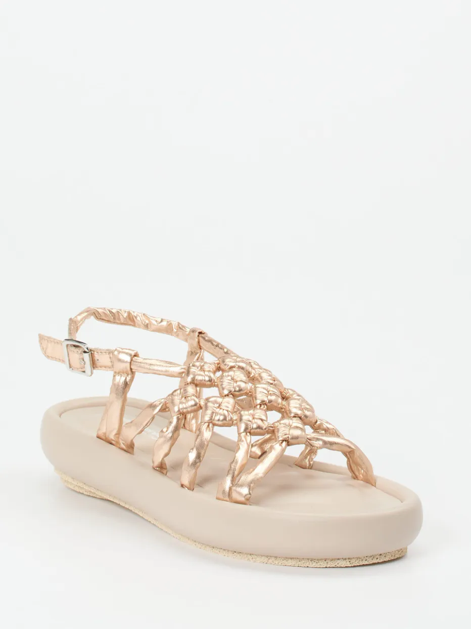 – Keilsandalette aus Lammleder Rosé*Patrizia Bonfanti Best