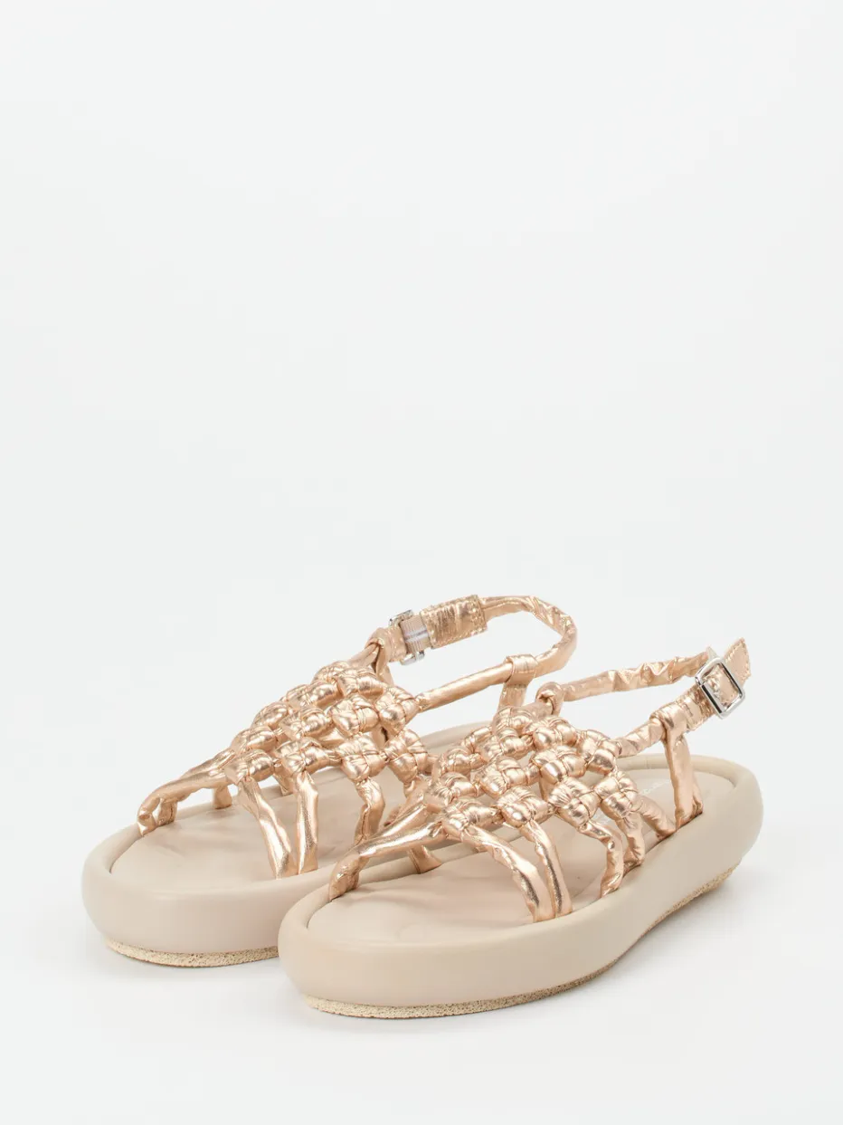 – Keilsandalette aus Lammleder Rosé*Patrizia Bonfanti Best