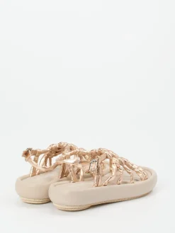 – Keilsandalette aus Lammleder Rosé*Patrizia Bonfanti Best