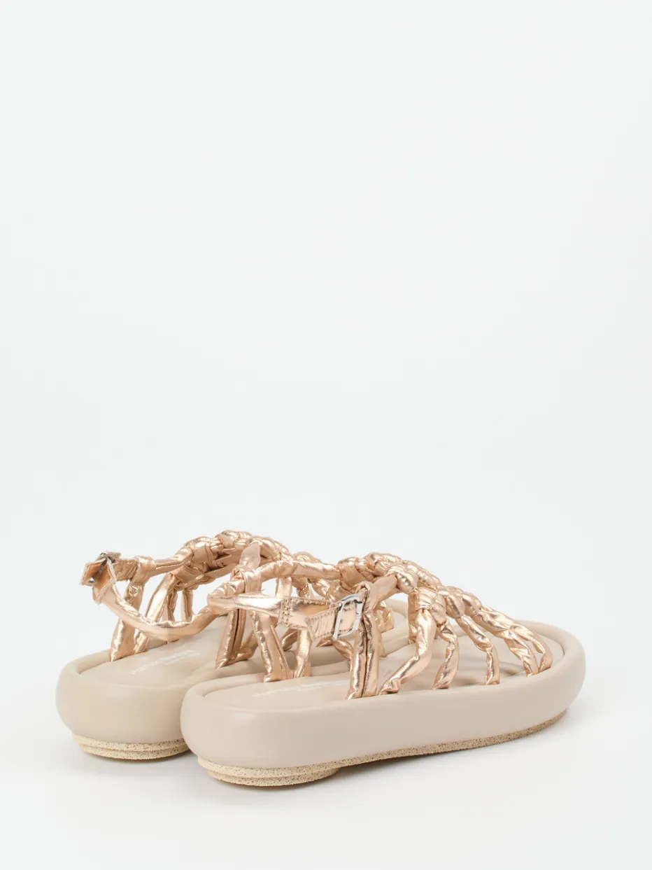 – Keilsandalette aus Lammleder Rosé*Patrizia Bonfanti Best