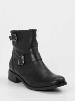 Damen Paul Green – Biker-Stiefeletten aus Kalbleder