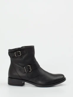 Damen Paul Green – Biker-Stiefeletten aus Kalbleder