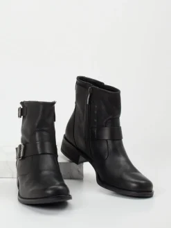 Damen Paul Green – Biker-Stiefeletten aus Kalbleder