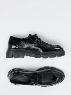 Damen Paul Green – Chunky Derby aus Lackleder