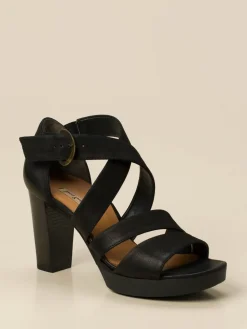 Damen Paul Green – High Heel Sandalen aus Nubukleder