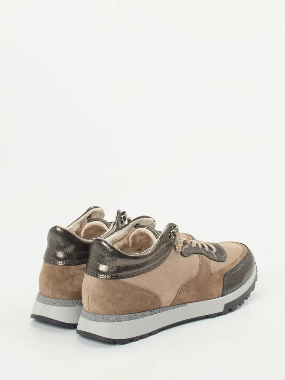 – High-Top Sneaker aus Veloursleder Sandbeige*Paul Green Best