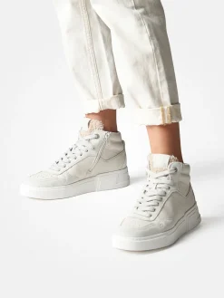 – High-Top-Sneaker aus Leder cremeweiß*Paul Green Discount