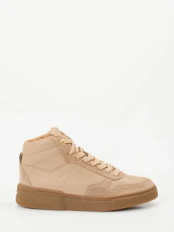 – High-Top-Sneaker aus Veloursleder Beige*Paul Green Hot