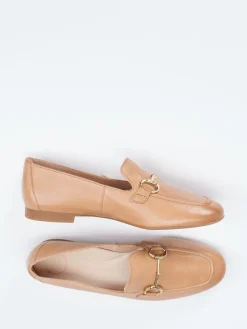 Damen Paul Green – Loafer aus Kalbleder hell