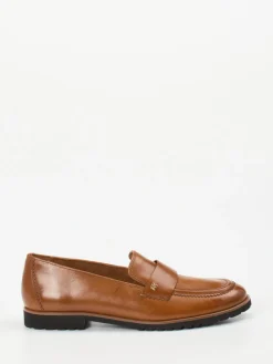 Damen Paul Green – Loafer aus Kalbleder cognacfarben