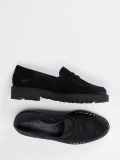 Damen Paul Green – Loafer aus Veloursleder