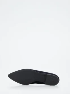 Damen Paul Green – Loafer aus Veloursleder dunkel