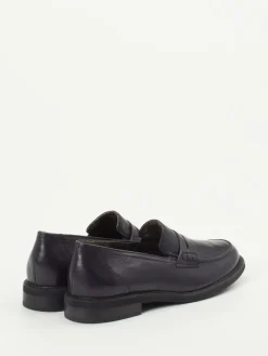 Damen Paul Green – Penny Loafer aus Kalbleder Dunkel