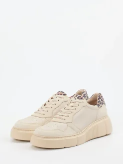 Damen Paul Green – Plateau-Sneaker aus Kalbleder in